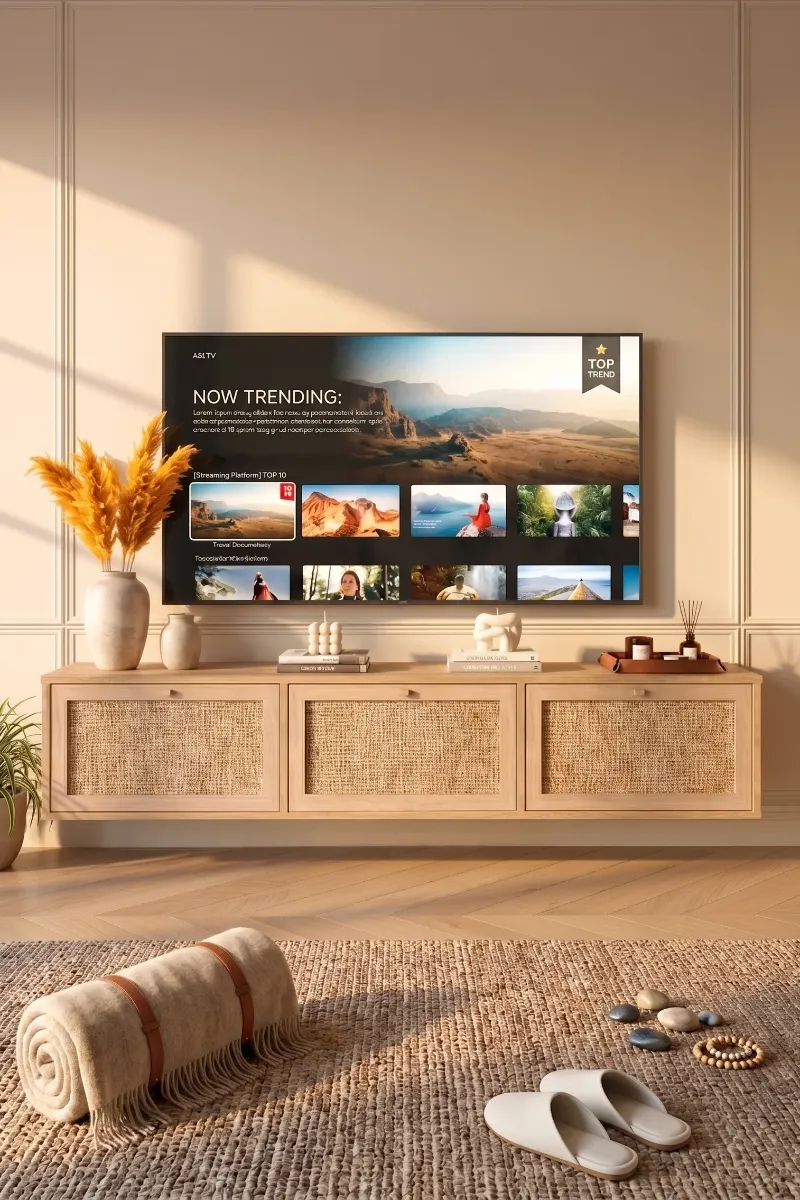 BdL Ahşap TV Sehpası BdLTVS14