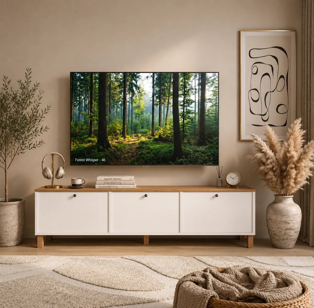 BdL Ahşap TV Sehpası BdLTVS10